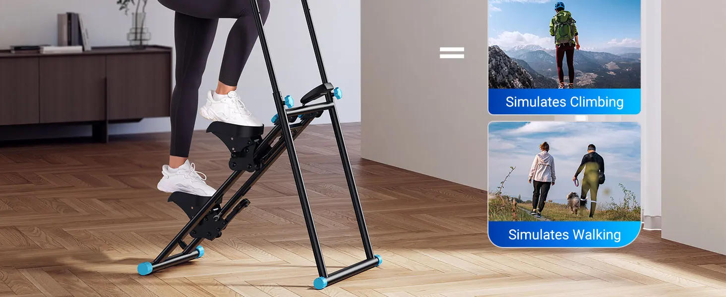 Description Picture 3 of itemStair Stepper for Home Gym Exercise, New Version Vertical Climber Machine for Full-Body Workout, Compact Folding Cardio Exercise