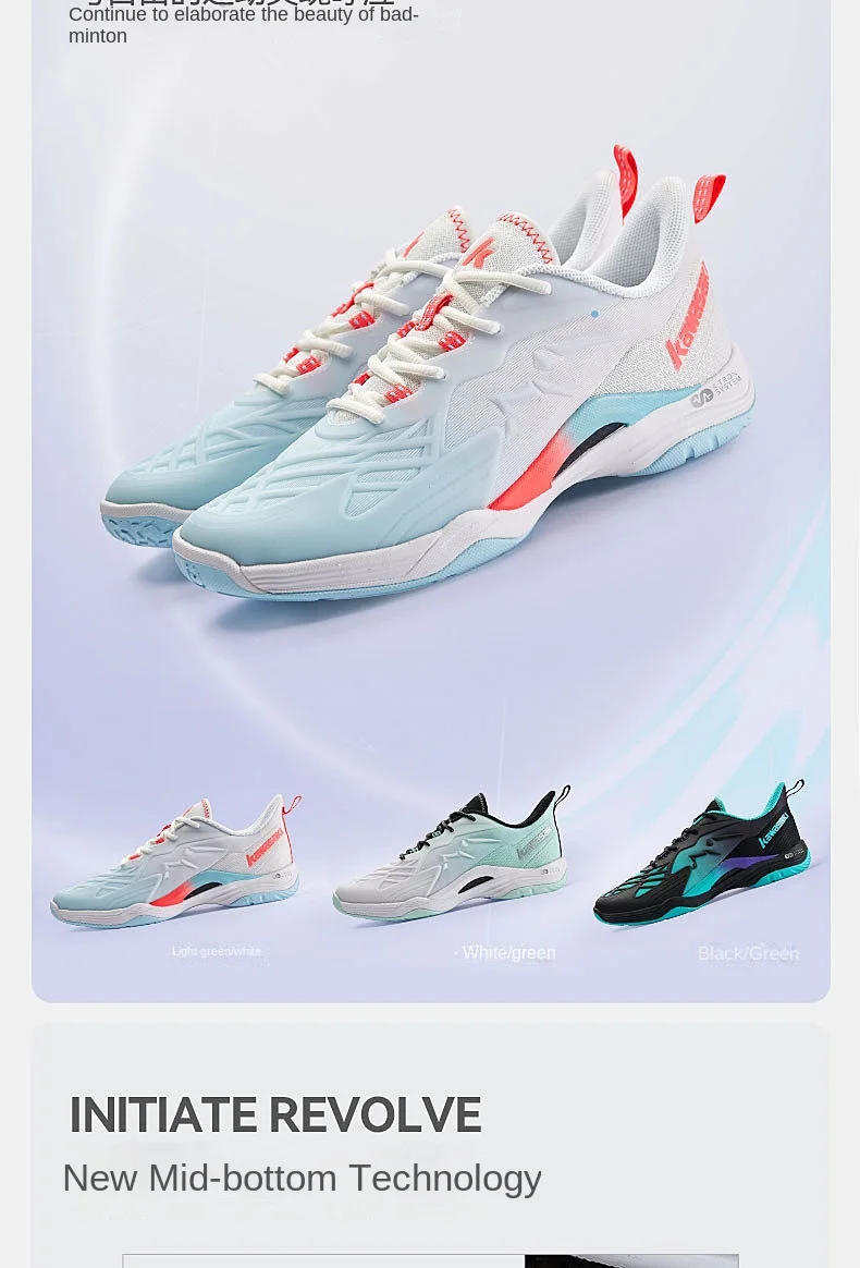 Description Picture 6 of itemKawasaki New Badminton Shoes Men and Women Professional Anti-Twist Sneaker Lightweight Breathable Summer Genuine Goods
