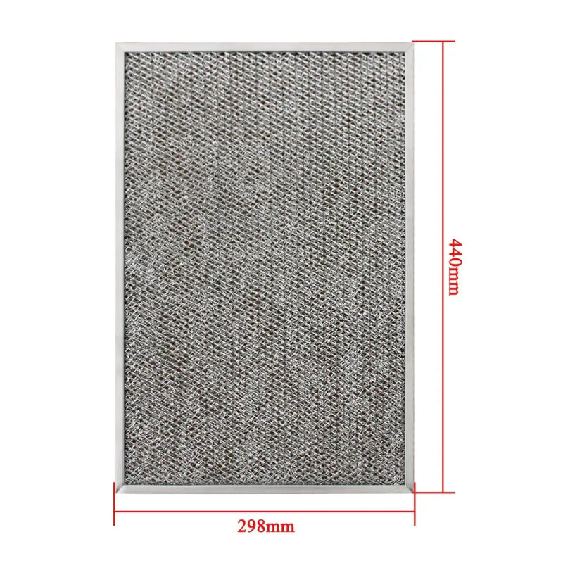 Description Picture 2 of item298*440mm Cooker Hood Filters Metal Mesh Extractor Vent Ventilation Filter For Kitchen Cooker Hood Grease Filter