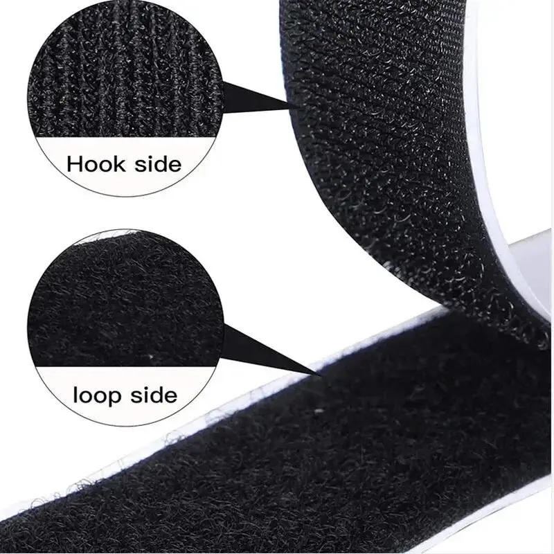 Description Picture 2 of item1/3/5M Strong Self-adhesive Fastener Tape Hook and Loop Magic Nylon Sticker Tape Adhesive with Glue Strap for DIY Craft 20MM