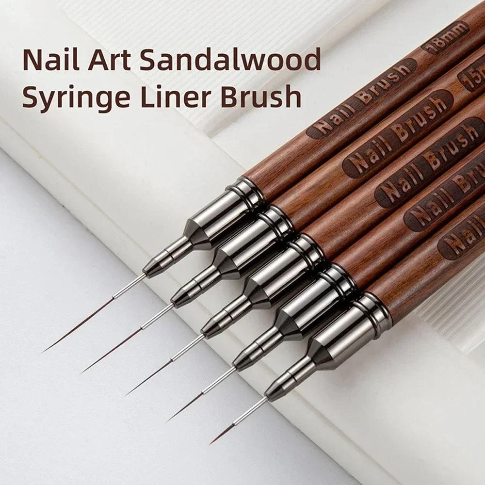 Description Picture 2 of itemBQAN Nail Art Brush Wooden Handle Nail Pen Beauty Nail UV Gel Drawing Brushes Painting Pen Manicure Tools