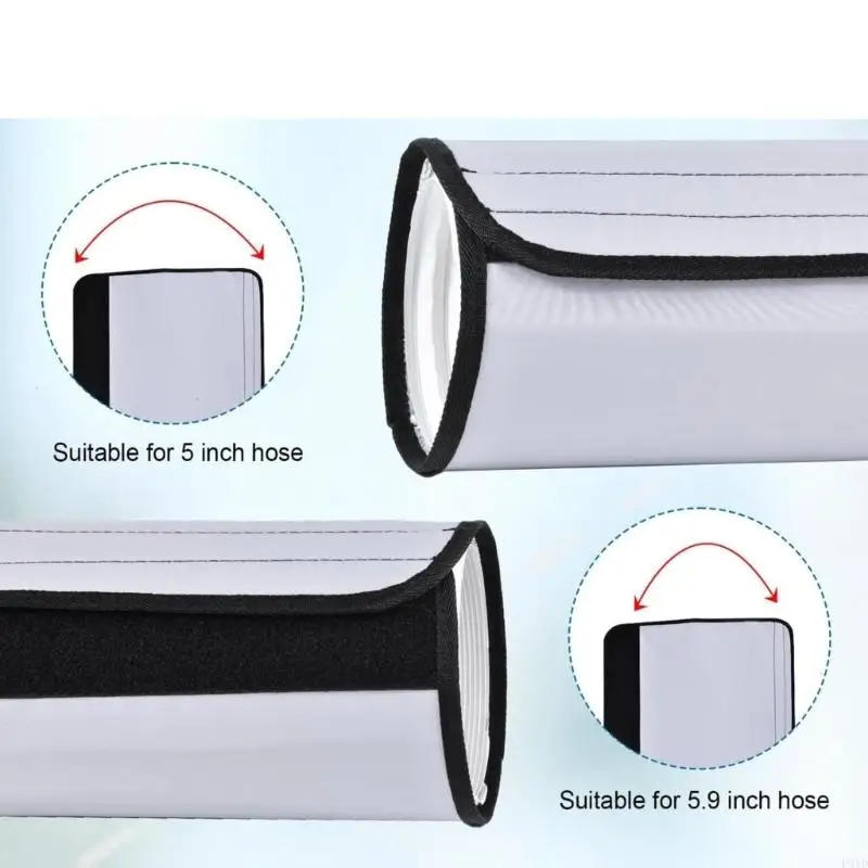 Description Picture 4 of itemTriple Layer Insulation Sleeve For Portable Air Conditioner Exhaust Hose Flexible Duct Vent Cover With Adjustable Straps
