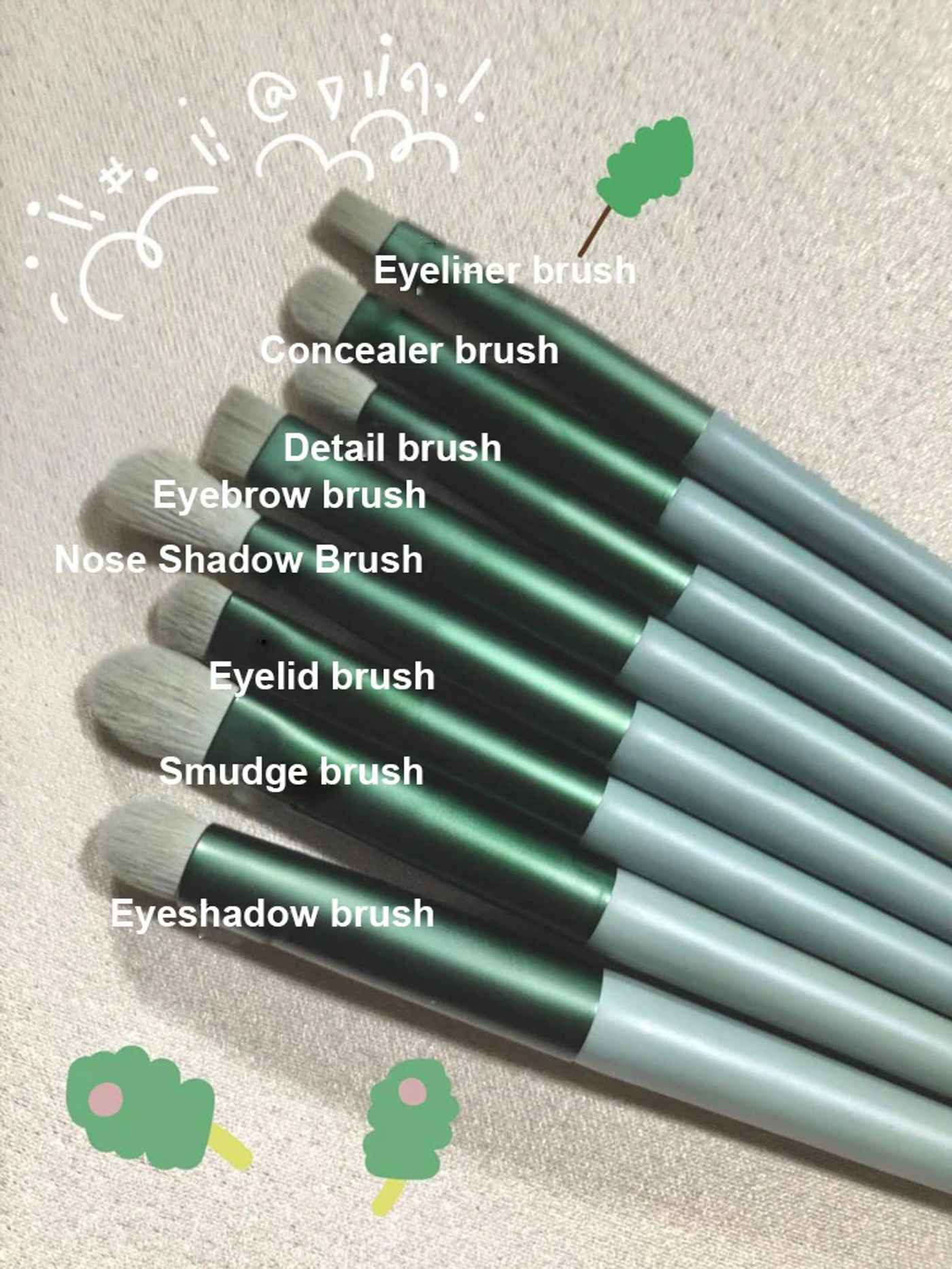 Description Picture 4 of item13pcs Soft Makeup Brushes Set Eyeliner Eye Shadow Brush Cosmetic Foundation Blush Powder Blending Beauty Makeup Tool Maquiagem