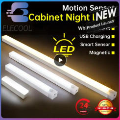 Wall Decorative Lamp Creative Energy Saving Bedroom Decor Pir Motion Sensor Usb Rechargeable For Home Kitchen Bedroom Lights Led