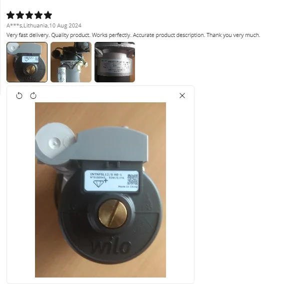 Description Picture 2 of itemWater Circulation Pump 82W/0.37A INTNFSL 12/6 HE-1 Gas Boiler Pump Water Heater Spare Parts 220/230V 2300r/min