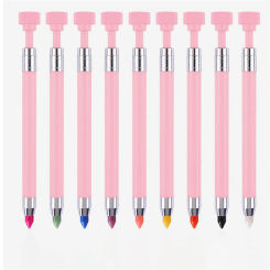 Diamond Painting Pen with Wax, Refillable Wax Pen, Rotating Glue Point Drill Pen for Nail Art Rhinestones, Diamond Art Tools