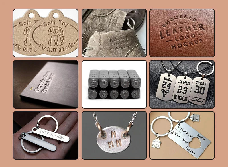 Description Picture 3 of itemWUTA 27/36Pcs Alphabet Stamp Set Number & Letter Stamping Punch Kit Steel Die Embossing DIY Jewelry Metal Leather LOGO 3mm