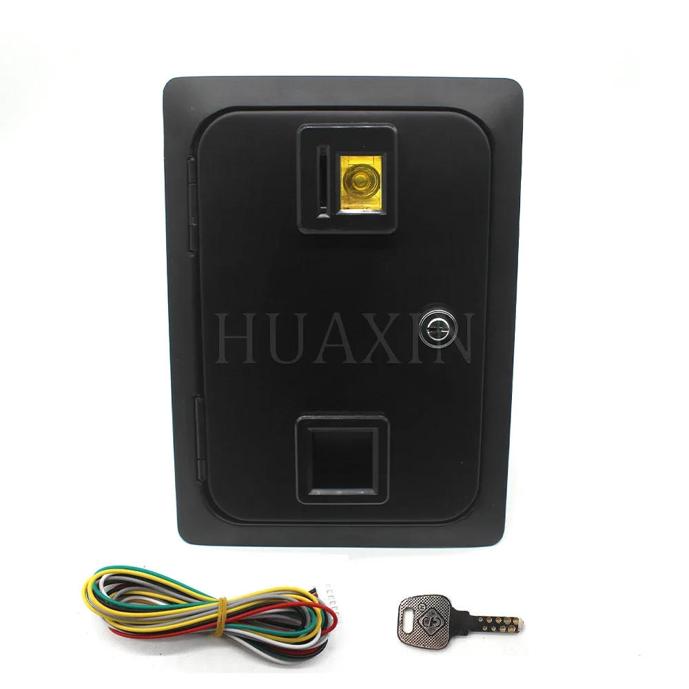 Description Picture 6 of itemIron Arcade Coin Door With 12V Comparative Acceptor Support All 20- 29mm Coin Tokens For MAME Jamma Arcade Game Machine Project