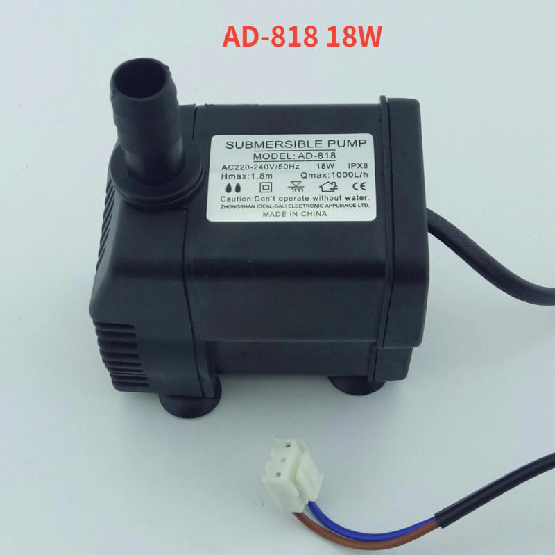 Description Picture 2 of itemAD-818 18W air conditioning fan water pump 220V cooling fan pump