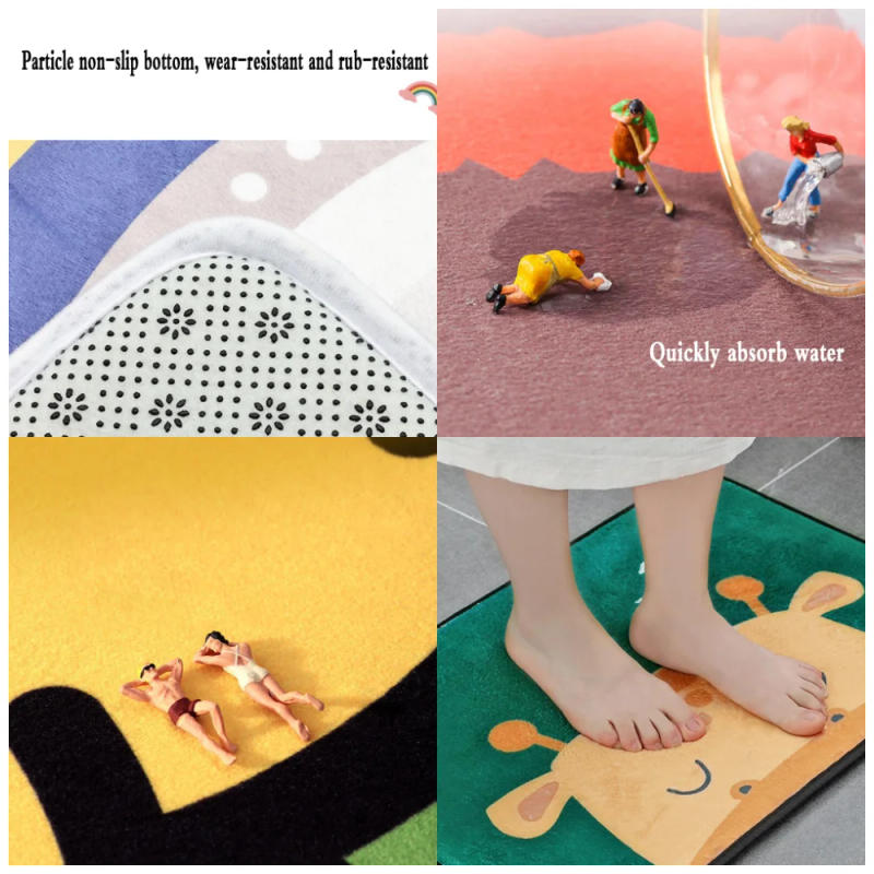 Description Picture 3 of itemThe Dentist Tooth Bathroom Mat Anti-slip Absorb Water Long Strip Cushion Bedroon Mat Hotel Decor Mat