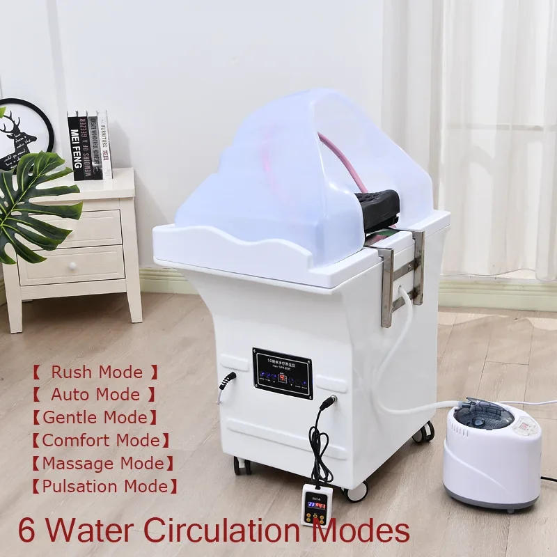 Description Picture 4 of itemMobile Water Tank Shampoo Wash Chair Massage Head Spa Adjustable Water Circulation Multifunctional Fumigable Shampoo Bed