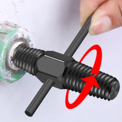 Double Head Wrench Faucet Valve Broken Screw Extractor Set Pipe Remover Tools Damaged Wire Water Pipe Bolt Broken Removal Tool