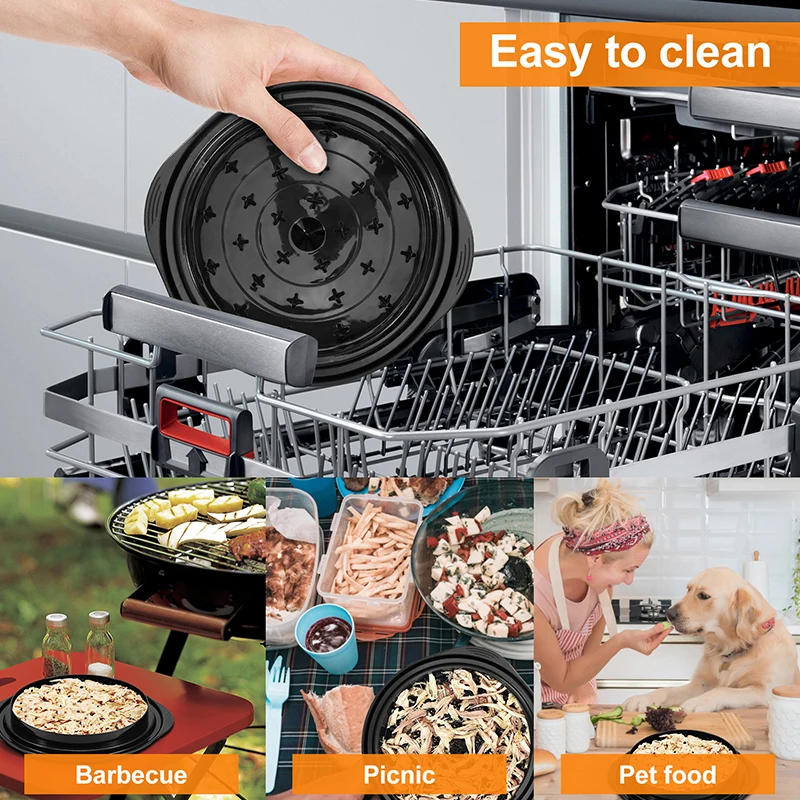 Description Picture 5 of itemChicken Shredder Tool Meat Breast Shredding Separation Mincing Grinder Machine With Lid For Shredding Chicken Pork Beef