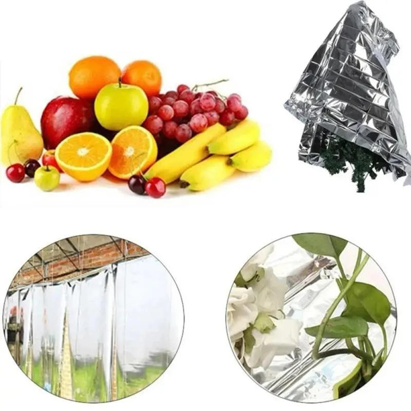 Description Picture 4 of itemSilver Mylar Highly Reflective Films For Grow Foil Tent Room Garden Greenhouse Farming Increase Plant Growth Reflective Film