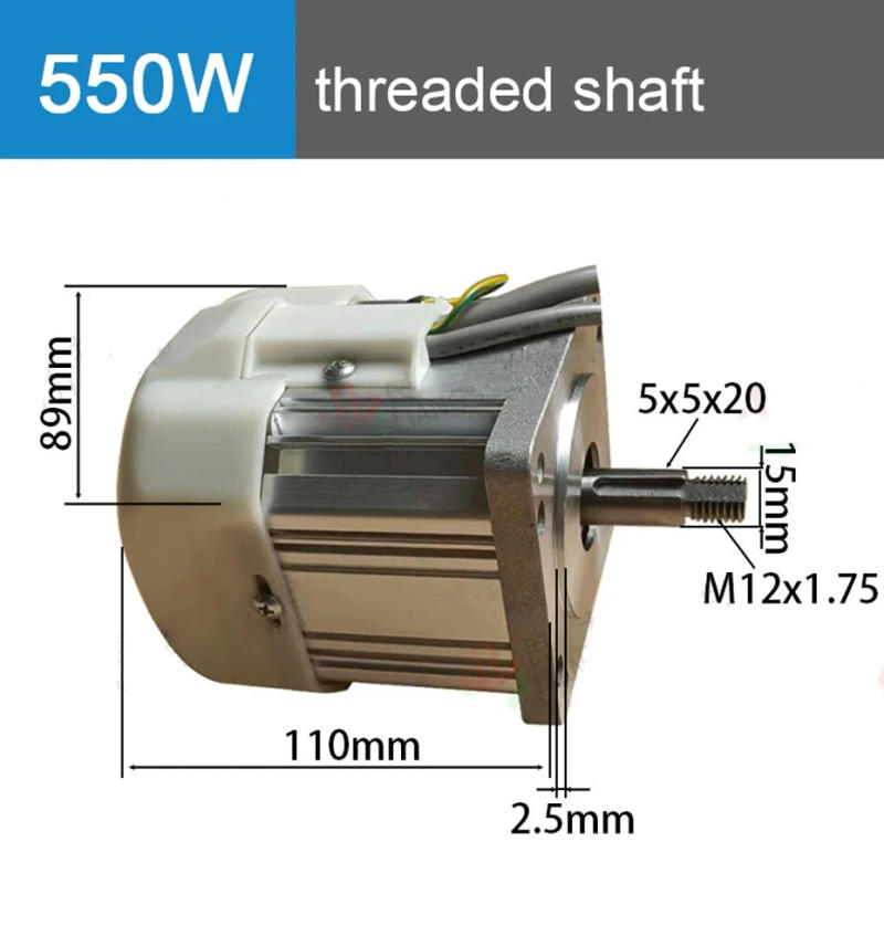 Description Picture 5 of itemHigh-Power Permanent Magnet Brushless Motor Woodworking Lathe Machine Driver Controller System Kit for Belt Machines