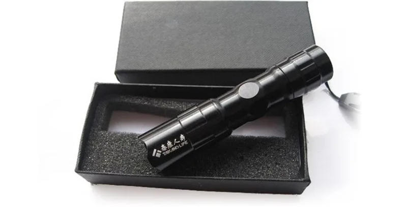 Description Picture 4 of itemSmall five cell Flashlight LED light Battery small electric portable mini flashlight outdoor emergency lighting gift box