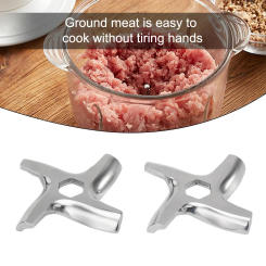 2pcs Meat Grinder Blades Parts Electric Kitchenware Meat Grinder Moulinex 46mm Stainless Steel Blade Replacement