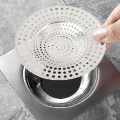 1pcs Hair Catcher Stopper Stainless Steel Shower Floor Drain Cover Filter Kitchen Sink Plug Drain Strainer Bathroom Accessories