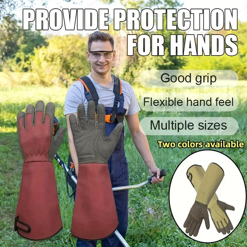 Description Picture 4 of itemLong Tube Gardening Safety Working Gloves Thorn-Proof Gloves For Cactus Rose Pruning & Lawn Care Garden Protective Work Gloves