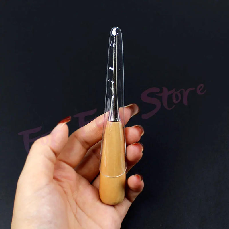 Description Picture 5 of itemFor Fun 2PCS Wooden Handle Awl DIY Sewing Accessories Fabric Punching Hand Stitcher Leather Goods Punch Hole Shoe Repair Tools
