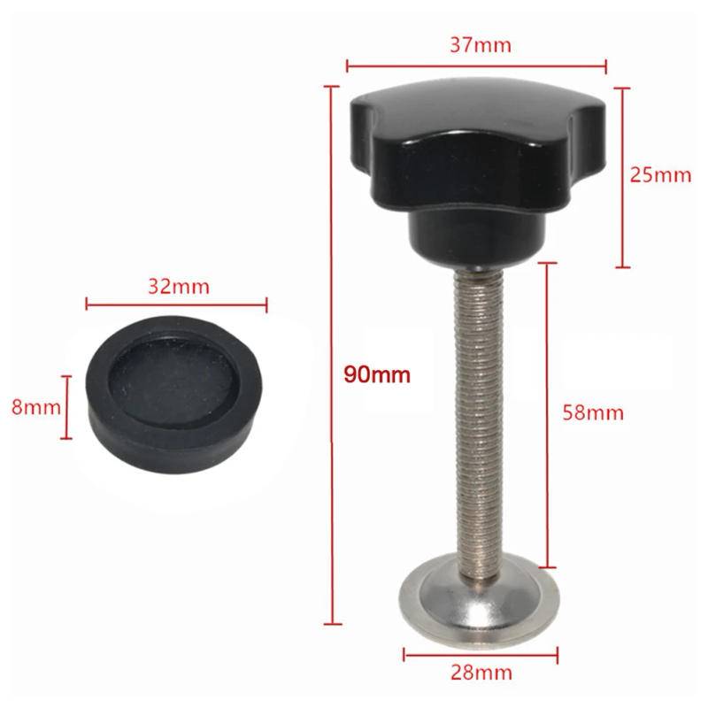 Description Picture 3 of itemStar Knobs Thread Clamping Knob Screws Bolt Plastic Star Shape Head Thread Clamping Thumb Handle Machine Screw Bolts