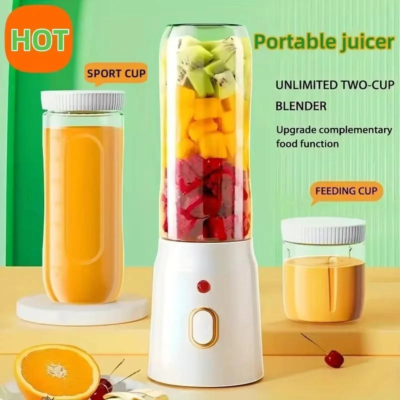 Description Picture 2 of itemElectric Blender Juicer USB Fast Rechargeable Mixer Fresh Fruit Grinder Portable Multifunction Cup Shakes Smoothie Maker
