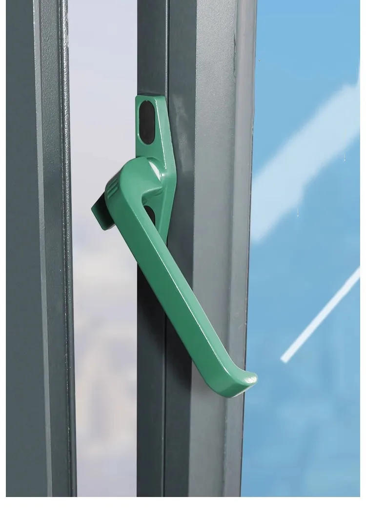 Description Picture 6 of item1Pc Thickened Window Handle Lock Home Hardware Zinc Alloy Lever Turning Casement Handles Household Accessories Window Latch