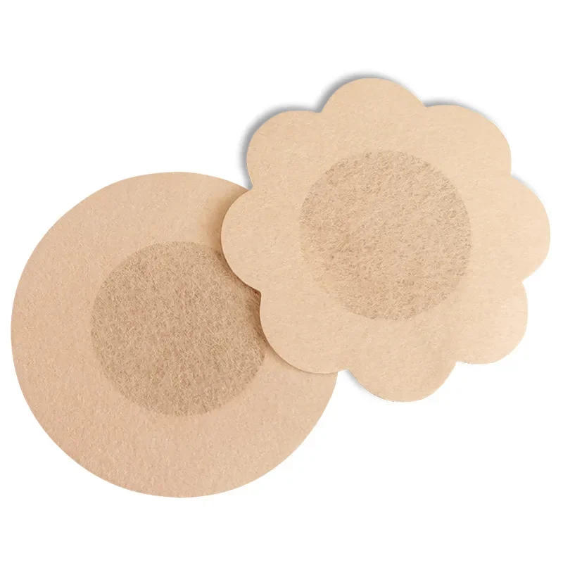 Description Picture 3 of item10-50pcs Women Nipple Pasties Cloth Nipple Cover Teat Hide  Piece Breast Petals Invisible Bra Padding Chest Sticker Patch Covers