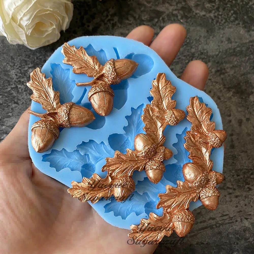Description Picture 2 of itemNut Fruit silicone cake mold fondant molds cake decorating tools chocolate gumpaste mold  fondant tools soap mold Christmas