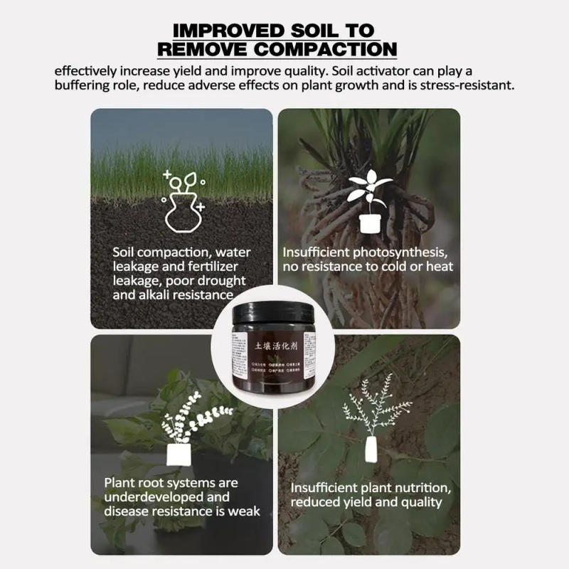 Description Picture 4 of itemSoil Activation Treasure Mineral Source Potassium Fulvicate Improves Soil Regulates Acid-Alkaline Water-Soluble Growth Fertilize