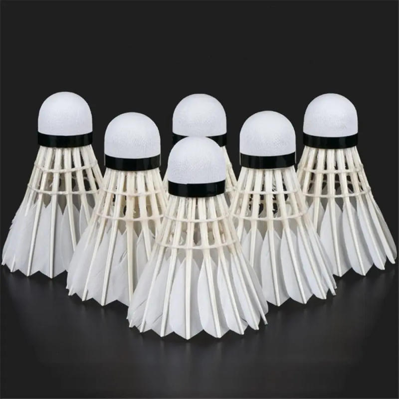 Description Picture 4 of item3/6/12PCS Professional Badminton Shuttlecock Black Goose Feather Badminton Shuttlecock Training Shuttlecock Sport Badminton Ball
