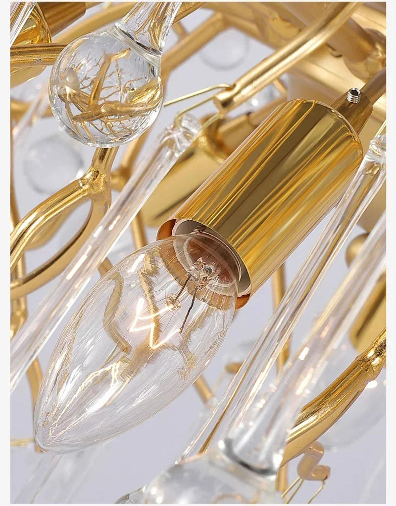 Description Picture 6 of itemItalian Crystal Chandelier Luxury Lamp in the Living Room Creative Art Modern Restaurant Light Luxury Villa High-End Branch