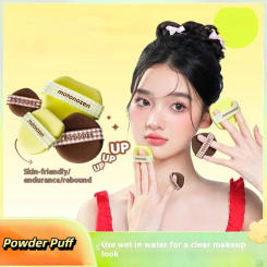 4pcs Makeup Blender Puffs Soft Smooth Powder Liquid Foundation Concealer Cosmetic Applicator Tool Dry Wet Use Cosmetic Tool