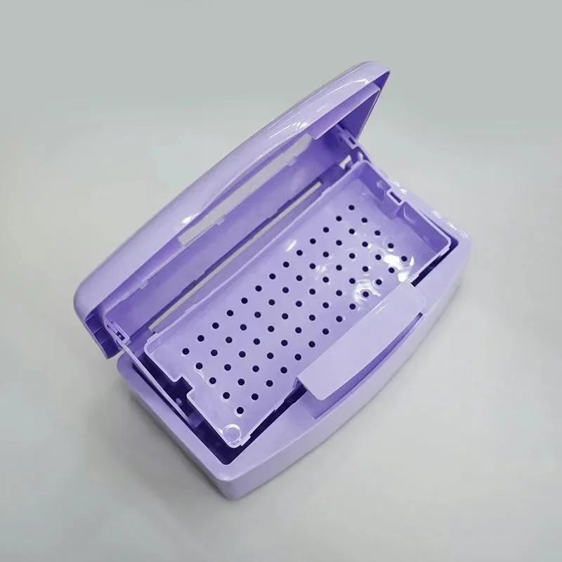 Description Picture 4 of itemNail Sterilizer Tray Sterilizing Clean  Disinfection Box Nail Art Salon Manicure Implement Sanitize Tool Equipment Cleaner Tools