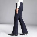 Autumn Striped Trousers for Men's Fashionable Wide Leg Long Pants with Elasticity