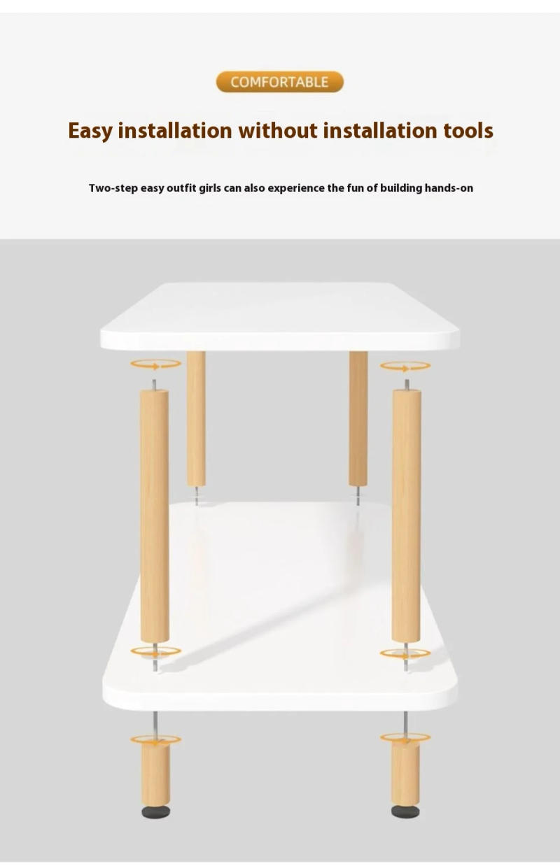 Description Picture 6 of itemjoinery Bedside table all solid wood simple modern bedroom Nordic log storage storage small household economic bedside cabinet