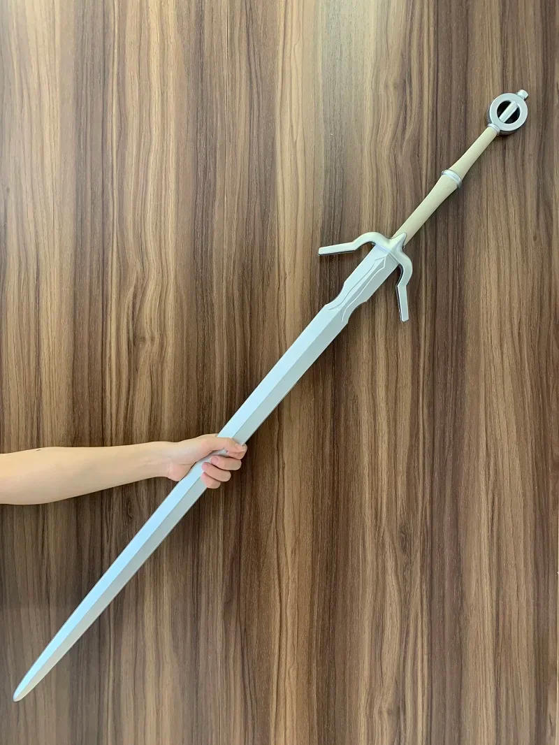 Description Picture 4 of itemWild Hunt Cosplay Prop Sword 1:1 Jewel Weapon Role Play Gift Safety PU Double Dragon Wizard Sword Big White Wolf Sword