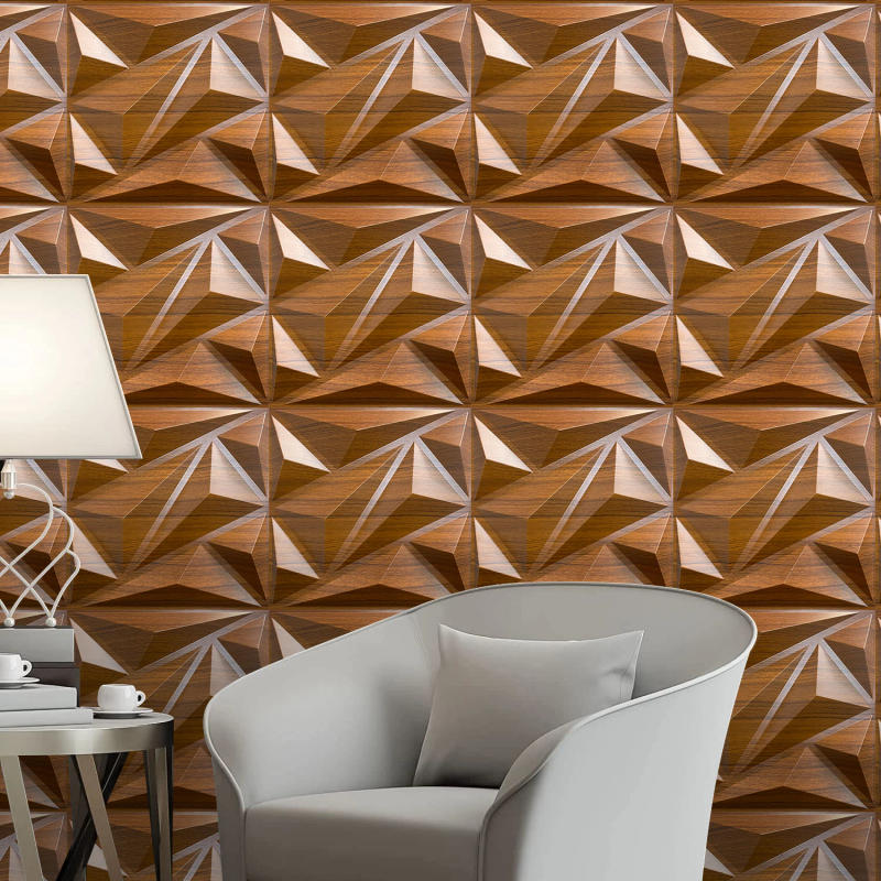 Description Picture 3 of item12/20pcs 3D pvc wall panels for indoor wall decoration, living room hall bedroom hotel office,30.48 x 30.48cm