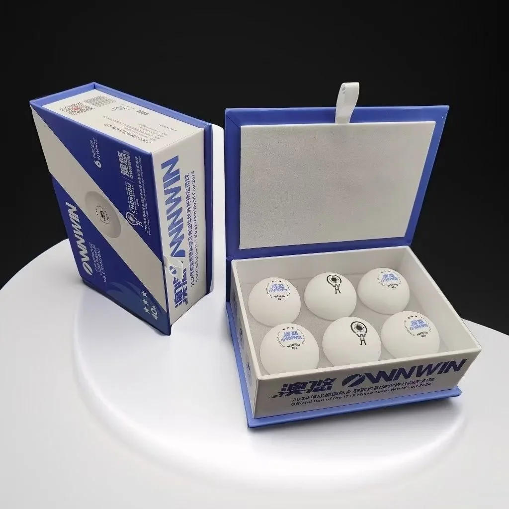 Description Picture 6 of itemOriginal Table Tennis Balls 2024 Official Balls of The ITTF Mixed Team World Cup V40+ Ping Pong Balls 3 Star Competition Balls