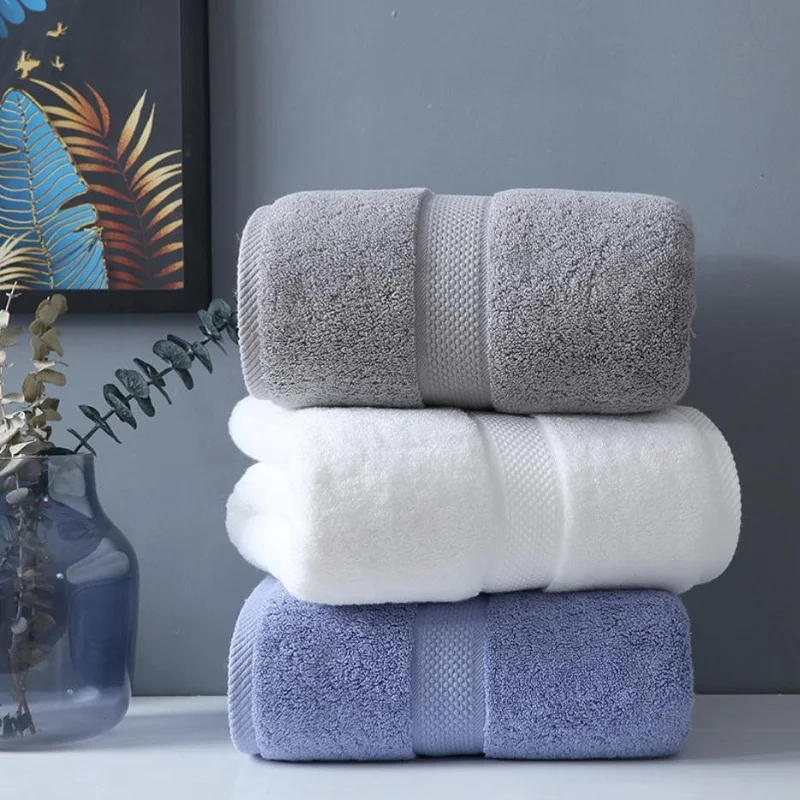 Description Picture 4 of itemCotton Bath Towel Adult Soft Absorbent Towels Bathroom Sets Large Beach Towel Hotel Spa Towels For Home