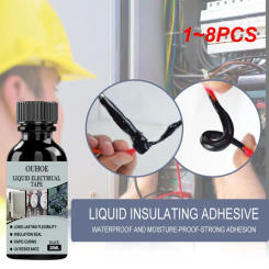 1~8PCS Insulating Glue Paste Waterproof Fix Glue Liquid Insulation Electrical Tube Insulation Fast Sealing Sealant
