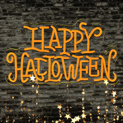 Happy Halloween Neon Sign Halloween Gift Neon Light Halloween House Party Restaurant Decor Light Spooky LED Signs for Wall Decor