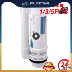 1/3/5PCS Flush Valve For Toilet Water Tank Connected 2 Flush Fill Toilet Cistern inlet Drain Button Repair Parts Outlet Tank