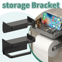 Toilet Paper Holder Tissue Rack Plastic Tissue Phone Towel Holder for Bathroom Paper Roll Storage Shelf Bathroom Accessories