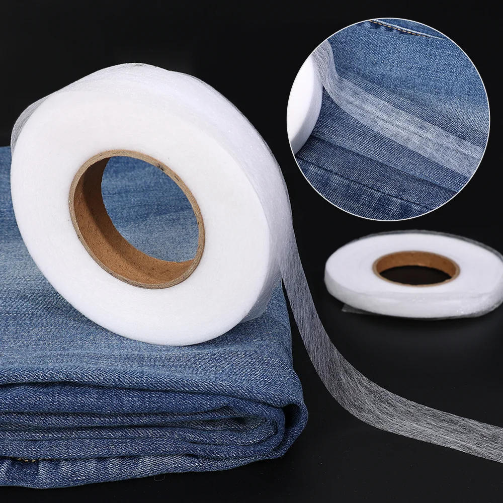 Description Picture 4 of item60M Pants Hem Tape Self-Adhesive Edge Shorten Paste Tape DIY Tools for Jean Clothes Length Shorten Household Sewing Accessories