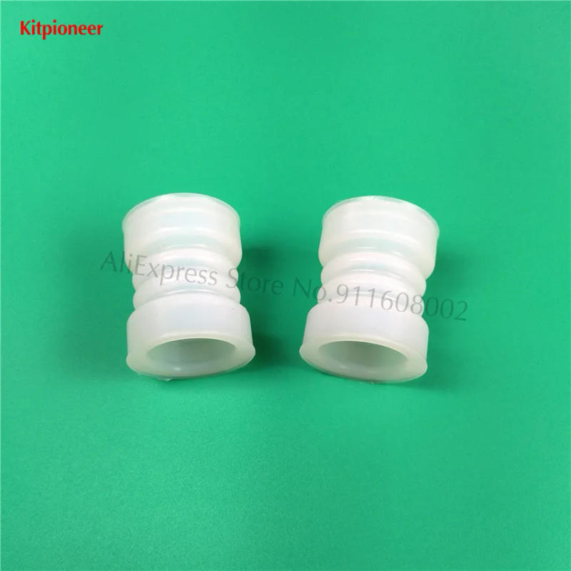 Description Picture 3 of itemA Pair Corrugated Silicone Seal Tubes Rugate Pipe Rings Accessories Of Ice Cream Makers BJ Soft Serve Machines Diameter 37mm
