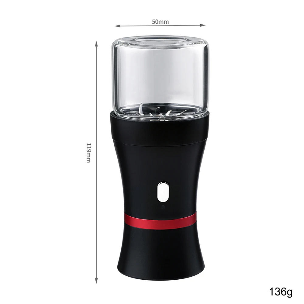 Description Picture 5 of itemWE PUFF LTQ Electric Tobacco Grinder Dry Herb Crusher Portable USB Charging High Speed Rotating Blade Smoking Accessories