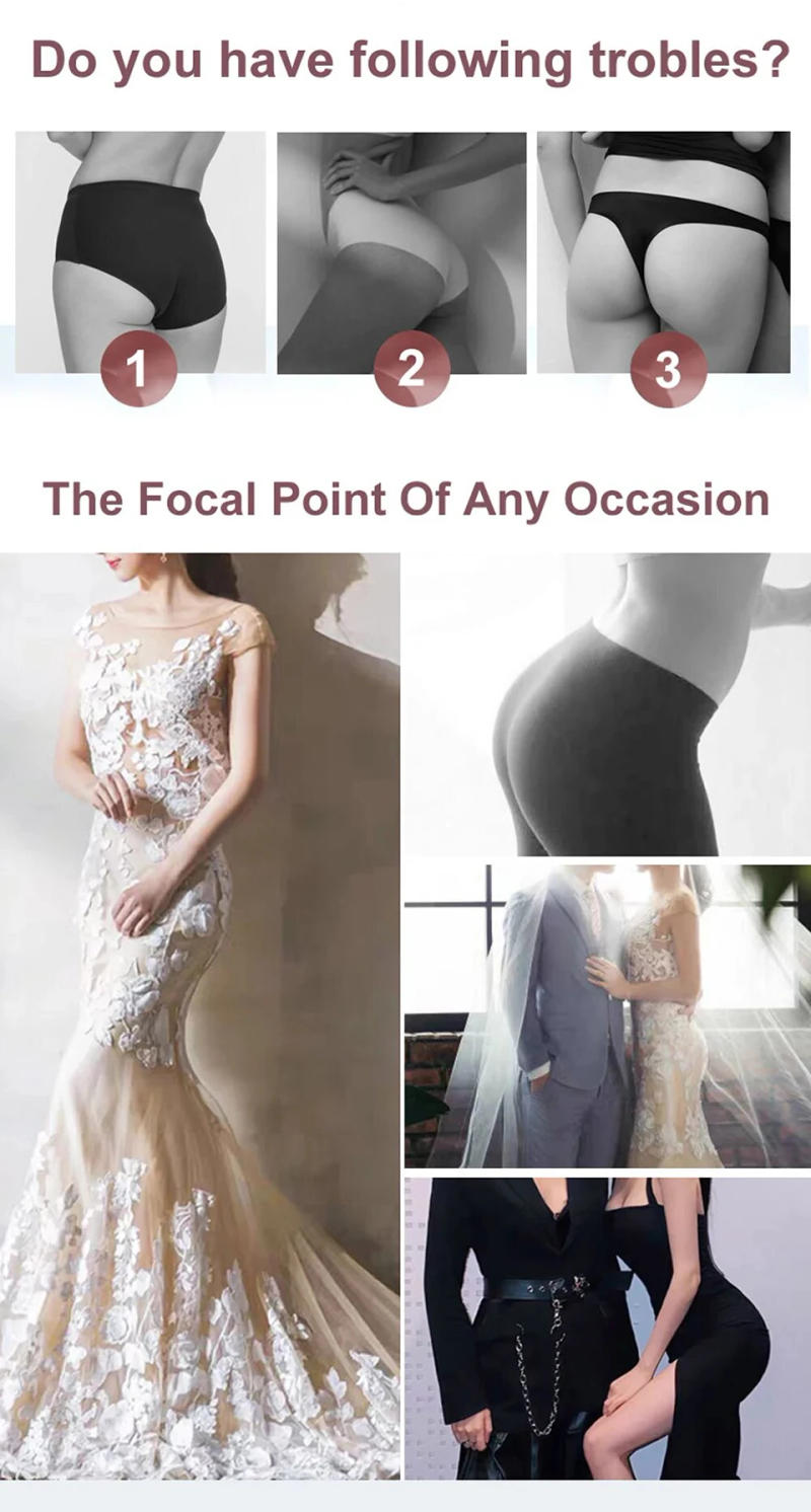 Description Picture 4 of itemButt Lifter Shaper Panties Women Hip Enhancer Shapewear High Waist Fake Buttocks Push Up Control Panties Padded Underwear Briefs