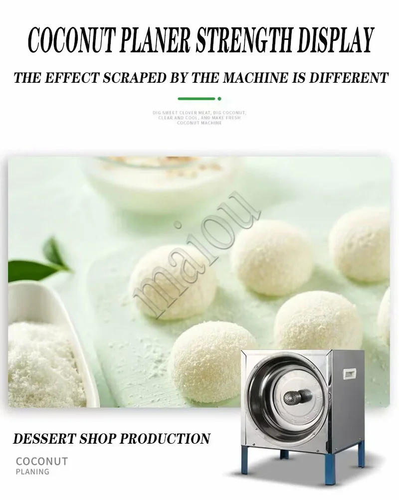 Description Picture 3 of item220v Electric Coconut Processing Machine Commercial Automatic Coconut Grater Grinder Shredder
