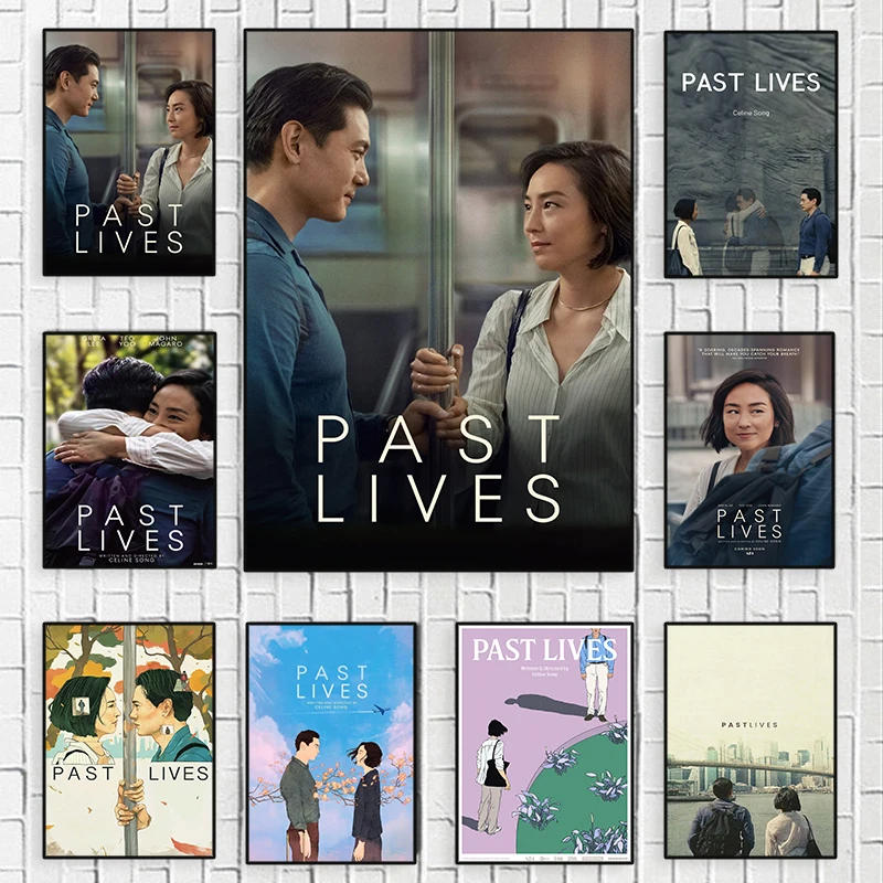 Description Picture 3 of itemPast Lives 2023 Movie Poster Print Romantic Friendship Drama Film Canvas Painting Wall Art for Cinema Living Room Home Decor